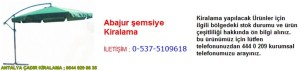 antalya abajur şemsiye kiralama iletişim ; 0544 929 08 35
