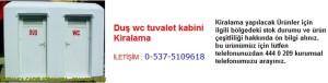 antalya duş wc tuvalet kabini kiralama iletişim ; 0544 929 08 35