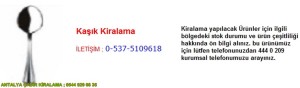 antalya kaşık kiralama iletişim ; 0544 929 08 35