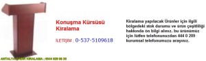 antalya konuşma kürsüsü kiralama iletişim ; 0544 929 08 35