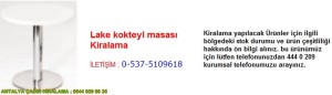 antalya lake kokteyl masası kiralama iletişim ; 0544 929 08 35