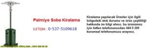 antalya palmiye soba kiralama satış iletişim ; 0544 929 08 35