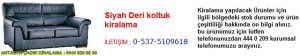 antalya siyah deri koltuk kiralama iletişim ; 0544 929 08 35