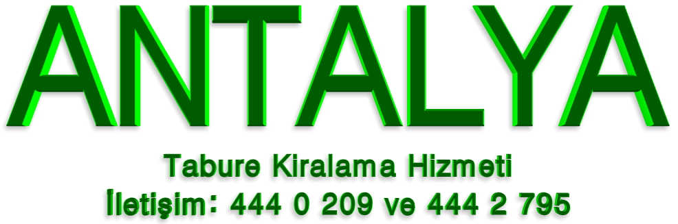 antalya tabure kiralama hizmeti