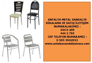 antalya ucuz metal sandalye kiralama