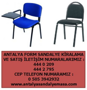 form sandalye kiralama antalya