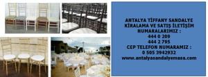 ucuz tiffany sandalye kiralama antalya